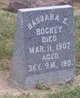  Barbara E Bockey
