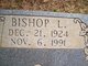  Bishop LeeRoy “Bish” Smart