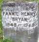  Fannie <I>Henry</I> Bryan