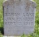  Sarah Lake