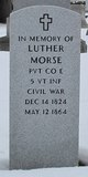 Pvt Luther Morse