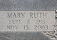  Mary Ruth <I>Vinson</I> Fryar