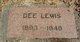  Dee Alvin Lewis