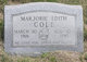  Marjorie Edith <I>Ashton</I> Cole