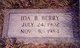  Ida Belle <I>Shelby</I> Berry