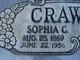  Sophia <I>Christophersen</I> Crawford