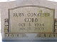  Ruby Lee <I>Conatser</I> Cobb