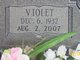  Violet Raye <I>Brown</I> Garrett