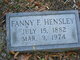  Fanny F <I>Maxim</I> Hensley