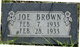  Joe Brown