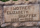  Elizabeth “Lizzie” <I>Klahr</I> Shaffer
