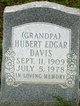  Hubert Edgar Davis