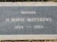  Hattie Marie <I>Hamilton</I> Matthews
