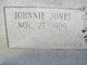  Johnnie Jones Mosteller