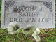  Martha Jane Ratliffe