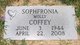 Profile photo:  Sophfronia Molly <I>Brown</I> Coffey