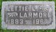  Lettie <I>Lowman</I> Larmore