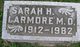  Sarah H <I>Heistand</I> Larmore