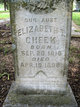  Elizabeth T. Cheek