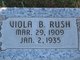  Edith Viola <I>Burrell</I> Rush