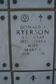 Lieutenant Donald J Ryerson