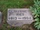  Catharine A. <I>Ames</I> Ries
