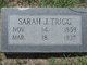  Sarah J. <I>Murphy</I> Trigg