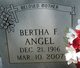  Bertha F Angel