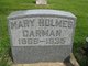  Mary B <I>Holmes</I> Carman
