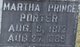  Martha <I>Prince</I> Porter