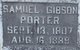  Samuel Gibson Porter
