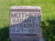  Sarah E <I>Wilson</I> McCracken