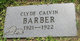 Clyde Calvin Barber