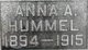  Anna Alberta <I>Switzer</I> Hummel