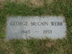  George McCain Webb