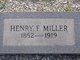  Henry Freeman Miller