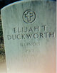 PVT Eligha T.G. “Elijah” Duckworth