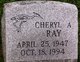 Cheryl A Johnson Ray Photo