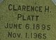  Clarence Howard Platt
