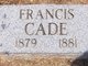  Francis Cade