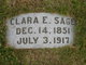  Clara Ella <I>Knight</I> Sage