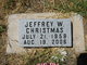  Jeffrey W. “Jeff” Christmas