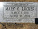  Mary Olive <I>Gunn</I> Locker