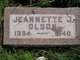  Jeannette Josephine <I>Espeland</I> Olson