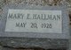  Mary E. Hallman