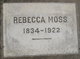  Rebecca Annie <I>Pierce</I> Moss