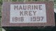  Maurine Frances <I>Krey</I> McMillan