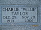  Charlie "Willie" Taylor