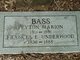  Peyton Marion Bass Sr.
