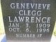 Genevieve Clegg Lawrence - Obituary